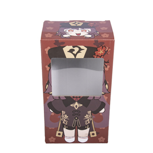 Custom Genshin <span class=keywords><strong>Hu</strong></span> <span class=keywords><strong>Tao</strong></span> HOBBY Caja de embalaje de juguete de dibujos animados de los fabricantes de cartón con laminación mate y tipo de carpeta en relieve - Product Image 3