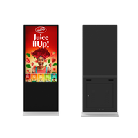 Écran numérique sans bordure avant ni arrière, vue intégrale, 85 pouces, 4K UHD, vertical, Android 11, 2 Go, 32 Go, écran LCD BOE, télécommande, CMS, animation