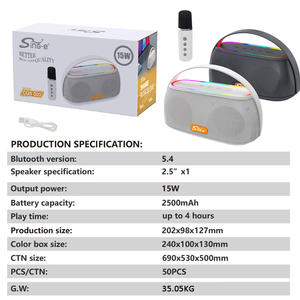 Nuevo Altavoz CQS D22 con Micrófono, Audio RGB, Subwoofer Inalámbrico, Sistema de Cine <span class=keywords><strong>en</strong></span> Casa, Sistema de Sonido <span class=keywords><strong>para</strong></span> Exteriores, DJ, <span class=keywords><strong>Fiestas</strong></span>, Bajos Profundos - Product Image 5