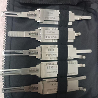 Outil de décodage et de crochetage 2-en-1 pour voitures, lot de 10 pièces, sans clés, professionnel pour l'ouverture des portes de véhicules asiatiques