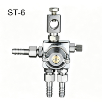 Boquilla de Nebulización de Dos Fluidos ST5 ST6, Boquilla Atomizadora de Aire Ajustable para Máquina de Soldadura por Ola SMT, Opción Antigoteo Disponible