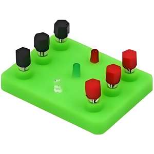 Kit de aprendizaje de circuito básico de experimento eléctrico de Física Diodo emisor de luz LED de 3 filas - Product Image 1