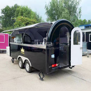 KIOSKO DE COMIDA pequeño personalizado, carrito de fibra de vidrio para comida, camión, hamburguesa, <span class=keywords><strong>Vans</strong></span>, remolque móvil para Cocina - Product Image 5