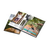 Échantillon gratuit de haute qualité livre à couverture souple personnalisé papier offset et impression de brochures conception CMJN brochure à trois volets