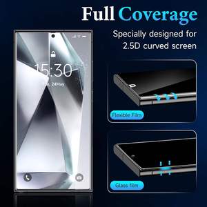 ฟิล์มกันรอยแบบไฮโดรเจล TPU ป้องกันการมองลอก สำหรับ Samsung Galaxy S24 S25 S26 Ultra  ปลดล็อคเร็ว - Product Image 5
