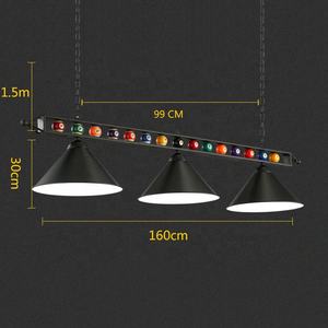 Prix de gros d'usine, <span class=keywords><strong>lampe</strong></span> à 3 têtes, <span class=keywords><strong>billard</strong></span>, snooker, lumière noire, bleue, <span class=keywords><strong>verte</strong></span>, rouge, couleur au choix - Product Image 2