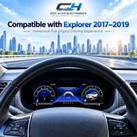Pour Ford Explorer 2017-2019, tableau de bord numérique LCD 12,3 pouces, compteur de vitesse, remplacement plug and play