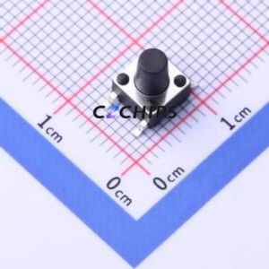 TD-1101SR-8.0H-160 Tactile Switch SMD,6x6mm Switch Single Pole Single Throw Round Button 1.6N Vertical Mount - Product Image 1