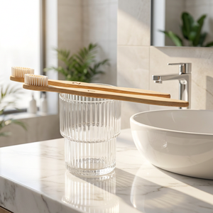Brosse à dents en bambou personnalisable avec logo, ergonomique, écologique, à poils souples, en bois, avec charbon de bois, pour <span class=keywords><strong>adulte</strong></span>, vente en gros - Product Image 4