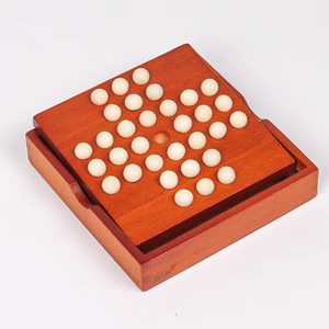 Juego <span class=keywords><strong>de</strong></span> mesa <span class=keywords><strong>de</strong></span> solitario plegable <span class=keywords><strong>de</strong></span> madera | <span class=keywords><strong>Ajedrez</strong></span> <span class=keywords><strong>de</strong></span> diamante, <span class=keywords><strong>ajedrez</strong></span> Kongming, juguete <span class=keywords><strong>de</strong></span> rompecabezas para un solo jugador para la diversión <span class=keywords><strong>de</strong></span> mesa <span class=keywords><strong>de</strong></span> los niños - Product Image 3