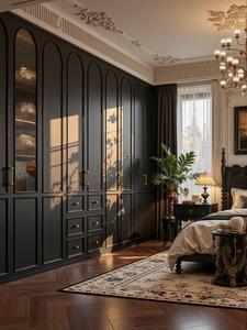 יוקרה מודרני מינימליסטי ארון עץ מתקפל והמסור חדר שינה בגדים ריהוט חדר שינה עבור הבית או חדר כושר - Product Image 5