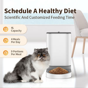 Tuya Smart Pet Feeder 4L Automatique En Acier Inoxydable Bol Wifi Téléphone Mobile App Télécommande Portable Intérieur Distributeur De Nourriture Chiens - Product Image 4