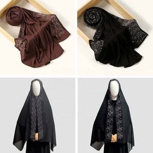 Motif de transfert de strass thermocollants sur mesure, dos plat, cristal thermocollant, motif de transfert de strass pour foulard <span class=keywords><strong>femme</strong></span>, design pour hijab musulman - Product Image 6