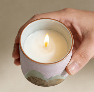 Bougies en Céramique Fonctionnelles Motif <span class=keywords><strong>Montagne</strong></span> et Rivière Quatre Couleurs Parfum Personnalisé Écologiques pour Fêtes de Fin d'Année, Diwali, Extérieur, Mariages - Product Image 4