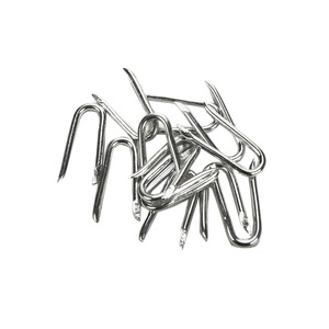 Đinh Mạ Kẽm Loại Chữ U Nhọn 1.6Inch 2Inch Đinh Rào Dây Thép Gai Cho Hàng Rào Ghim - Product Image 2