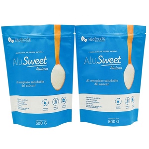 Bolsas de plástico con cierre de cremallera para embalaje de alimentos, bolsas de plástico con estampado personalizado, embalaje de sal para mesa de 500g, con cremallera - Product Image 5