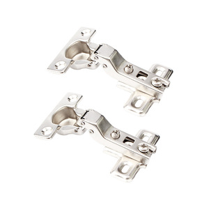 Bisagra Tradicional de Dos Orificios con Resorte, Apertura de 26mm, Cierre Suave, Par de Bisagras para Puerta de Armario, Material de Hierro - Product Image 1
