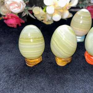 5cm Afghan <strong>Jade</strong> Eggs Wholesale Bulk Healing Decorative <strong>Red</strong> Agate Tumbled <strong>Stones</strong> for Decoration &amp; Gifts - Product Image 4