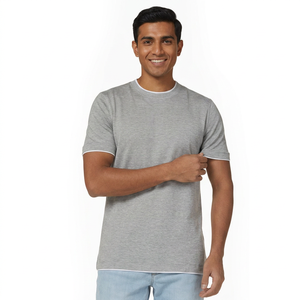 T-shirt homme 100% coton 200 g/m², coupe slim, avec impression personnalisée de votre logo de marque, t-shirt homme coupe ample - Product Image 1