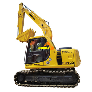 Excavadora Usada Komatsu PC120-6 de 12T, Modelo 2022, Maquinaria de Construcción con Motor y Bomba de Alto Rendimiento, en Buenas Condiciones - Product Image 1