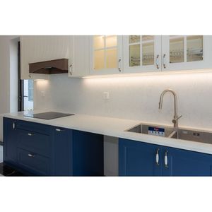 Gabinetes de Cocina <span class=keywords><strong>Prima</strong></span> con Acabado Laca de Superficie Lisa, Construcción de Madera Sólida <span class=keywords><strong>Natural</strong></span> - Product Image 3