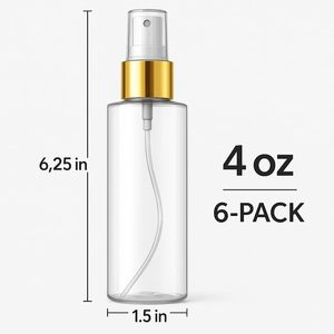 Luxury Wholesale PET Plastic 88ml and 250ml Perfume Body <b>Spray</b> <b>Bottles</b> with Design Pump <b>Empty</b> - Product Image 3