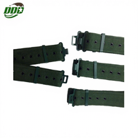 Ceinture tactique durable à double face en sangle imprimée motif camouflage vert/noir/khaki, imitation nylon, pour le travail et le sport