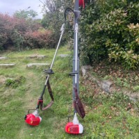 Débroussailleuse à essence multifonction 3-en-1 avec moteur 2 temps (35-58cc) pour le jardinage, la coupe de palmiers, la tonte de l'herbe et le débroussaillage des bords