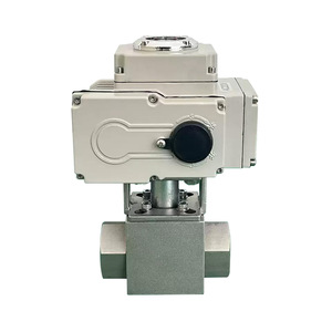 Válvula de bola eléctrica de alta presión con rosca interna, tipo regulador eléctrico, válvula de bola fija para uso industrial - Product Image 5