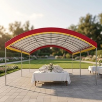 Tente de réception personnalisée imperméable, auvent de fête, abri événementiel en acier et PVC Oxford, gazebo pour mariage, OEM ODM, célébration