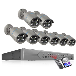 Techage 16CH H.265 4MP PoE ai màu đêm tầm nhìn an ninh Hệ thống <span class=keywords><strong>camera</strong></span> với hai chiều âm thanh CCTV - Product Image 1