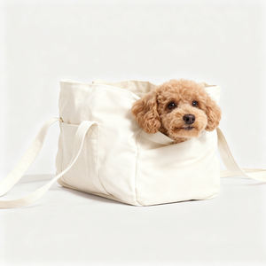 Теплая, мягкая, легкая, портативная сумка-переноска для щенков с мягким дном, зимняя комфортная переноска для путешествий с питомцами - Product Image 4