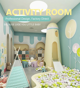 Aire de jeux pour enfants <span class=keywords><strong>rectangulaire</strong></span> moderne, fosse à balles pour bébé, labyrinthe, aire de jeux douce et élégante, petite <span class=keywords><strong>piscine</strong></span> à balles, garderie, école, écologique - Product Image 6