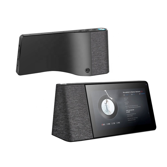 AI New Design Smart Screen Speaker with Alexa Voice Activated AI Smart Speaker with Touch Screen Support IOT Control