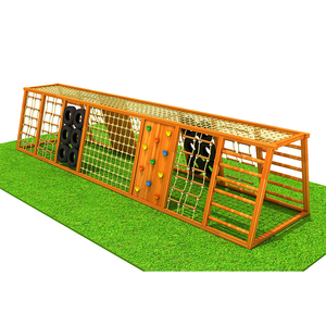 Aire de jeux extérieure en bois pour enfants, ensemble de jeux d'extérieur - Product Image 1