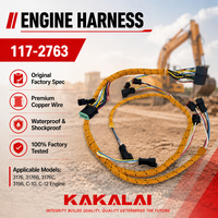 Faisceau de câblage d'excavatrice 117-2763, faisceau de câblage d'injecteur de carburant pour moteur CAT 3126 3126B 322C 325C
