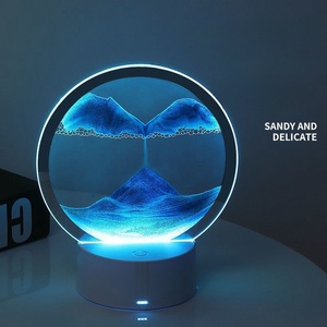 Hiện đại sáng tạo đồng hồ cát phát sáng QuickSand sơn điện TV Tủ trang trí nghệ thuật cho phòng khách văn phòng món quà sinh nhật - Product Image 3