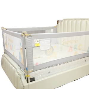 Có thể điều chỉnh chiều cao di động bé giường đường ray rào cản Đôi Nút bé giường đường sắt trên bán bé Nguồn cung cấp - Product Image 1