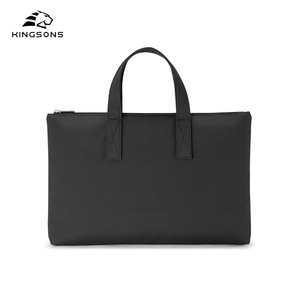 KINGSONS Business Tote Bag Polyester Zipper Closure Soft Handle For School Education Winter 2025 - Product Image 4