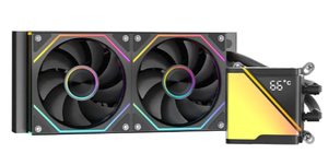 Enfriador de CPU por agua con refrigeración líquida Jungle Leopard Stellar Realm RS DGT 240/360 para PC de escritorio, blanco/negro, 73.2CFM, 2800RPM - Product Image 6