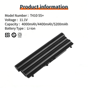 Batería Universal Recargable para Portátil de Fábrica 55+ para Lenovo OEM ThinkPad T410 T420 T510 <span class=keywords><strong>T520</strong></span> W510 W520 SL510 - Product Image 2