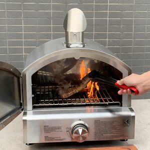 <span class=keywords><strong>Four</strong></span> <span class=keywords><strong>à</strong></span> pizza portable pour <span class=keywords><strong>extérieur</strong></span> - <span class=keywords><strong>Four</strong></span> <span class=keywords><strong>à</strong></span> <span class=keywords><strong>barbecue</strong></span> au gaz <span class=keywords><strong>et</strong></span> <span class=keywords><strong>four</strong></span> <span class=keywords><strong>à</strong></span> <span class=keywords><strong>pain</strong></span> prêt pour les fêtes avec fonction grill en acier inoxydable - Product Image 3