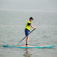 Planche de surf en mousse PU de 11 pieds moulée par soufflage en plastique pour course en eau confinée Vente en gros
