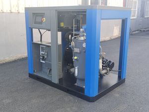 Compresseur d'air à vis bi-étagé stationnaire refroidi par air 15KW 20KW 37KW 380V 50Hz 3P pour le support client - Product Image 3