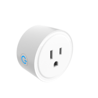 Prise intelligente sans fil électrique CNBW avec prise britannique 16A 220V, prise intelligente WiFi mini US compatible avec Google Alexa