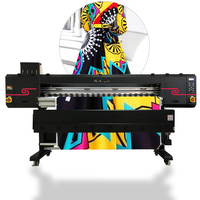 Hancolor – Machine d'impression à jet d'encre par Sublimation à grande vitesse de 1.8m, taille d'impression 6 têtes d'impression 4 couleurs, tissu Textile Direct