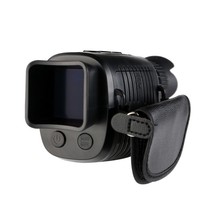 Penawaran Spesial Monokuler Penglihatan Malam Inframerah HD 4X Zoom Digital Perbesaran 5-8X Fokus Tetap Jarak Pandang 120m Bahan ABS Untuk Luar Ruangan
