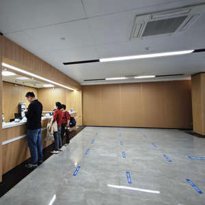 แผ่นไฟเบอร์กลาสหุ้มผนังสำหรับโรงพยาบาลทำจากไฟเบอร์กลาสทนรังสียูวีและแบคทีเรียทำจากไฟเบอร์กลาสเพื่อสุขอนามัยของโรงพยาบาล - Product Image 6