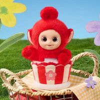 Nouvelle Sortie 100% Original 8 Pièces/Ensemble POP Teletubbies Afternoon Tea Diary Series Boîte Mystère Adorables Poupées en Peluche Porte-clés Dessins Animés