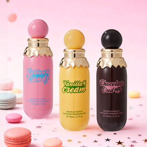 Brume parfumée douce et gourmande 200 ml pour cheveux et corps, parfum longue durée pour femmes, senteur barbe à papa, chocolat, vanille - Product Image 3